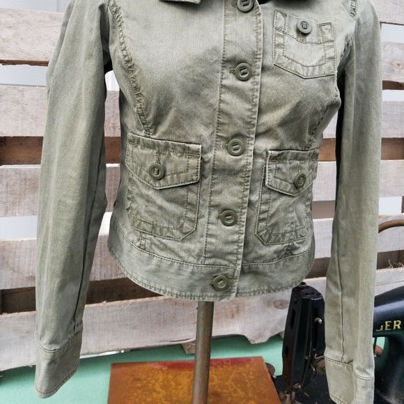 GAP khaki green jacket - Picture 6 of 7